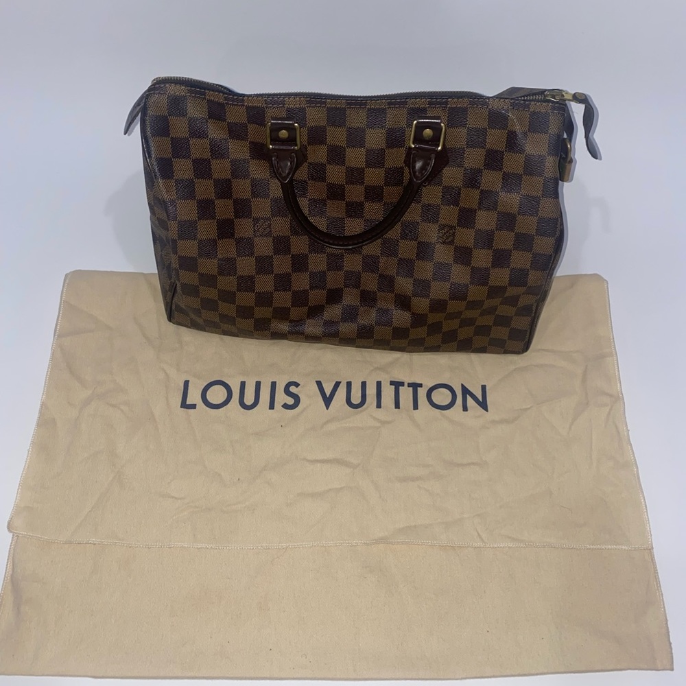 Louis Vuitton Handbag Speedy 30 Damier Ebene